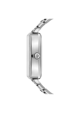 Montre à quartz en acier et diamant Morgane