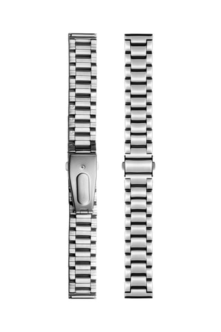 Montre à quartz en acier et diamant Morgane