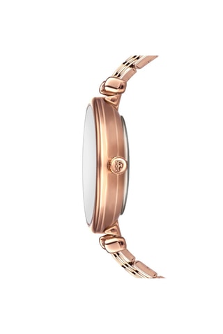 Montre à quartz en acier et diamant Louise