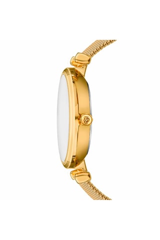 Montre à quartz en acier et diamant Nathalie