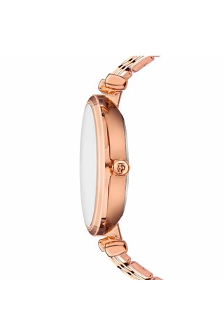 Montre à quartz en acier et diamant Zoé
