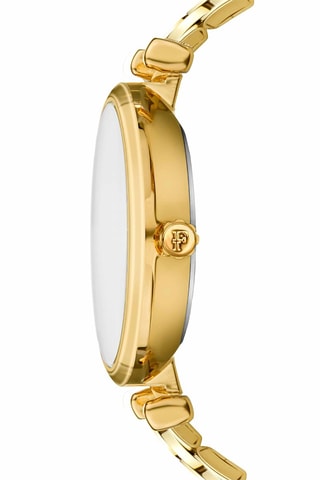 Montre à quartz en acier et diamant Nathalie