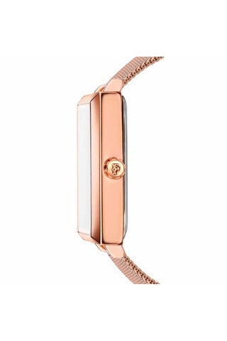 Montre à quartz en acier et diamant Odette