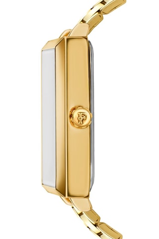 Montre à quartz en acier et diamant Élodie