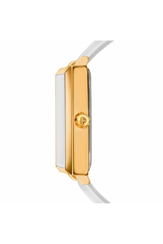 Montre à quartz en cuir et diamant Elodie
