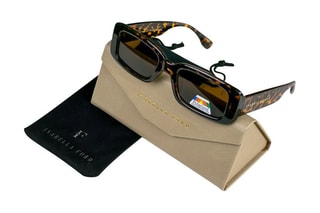 Lunettes de soleil polarisées femme Lush - Catégorie 3 - Marron et jaune foncé