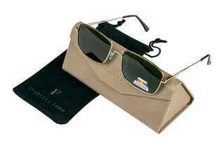 Lunettes de soleil polarisées femme 1990 - Catégorie 3 - Noir et doré