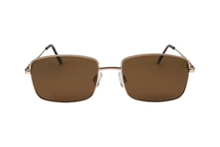 Lunettes de soleil polarisées femme 1990 - Catégorie 3 - Marron et doré