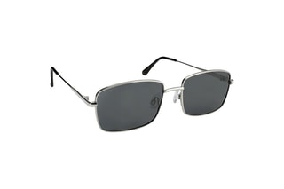 Lunettes de soleil polarisées femme 1990 - Catégorie 3 - Noir et argenté