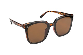 Lunettes de soleil polarisées femme Fashionista - Catégorie 3 - Marron foncé et jaune foncé