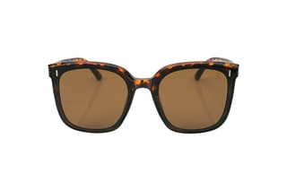 Lunettes de soleil polarisées femme Fashionista - Catégorie 3 - Marron foncé et jaune foncé