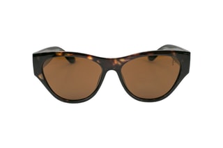 Lunettes de soleil polarisées femme Glamour - Catégorie 3 - Marron et jaune foncé