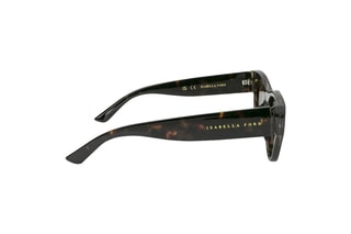 Lunettes de soleil polarisées femme Glamour - Catégorie 3 - Marron et jaune foncé