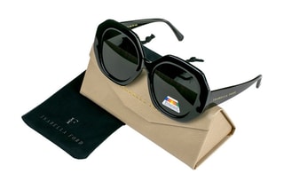 Lunettes de soleil polarisées femme Glamour - Catégorie 3 - Noir