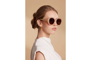 Lunettes de soleil polarisées femme Glamour - Catégorie 3 - Beige et marron
