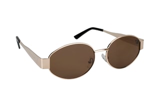 Lunettes de soleil polarisées mixte Glam - Catégorie 3 - Marron et doré