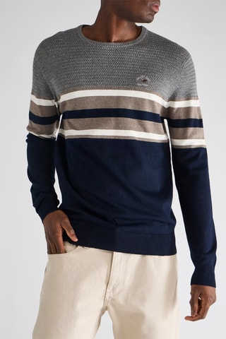 Pull - Gris et bleu