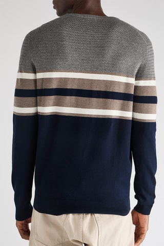 Pull - Gris et bleu