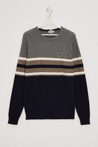 Pull - Gris et bleu