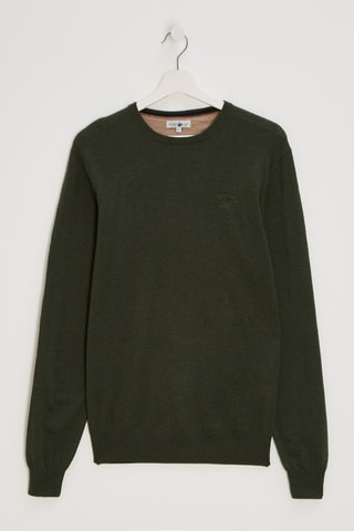 Pull en laine - Vert foncé