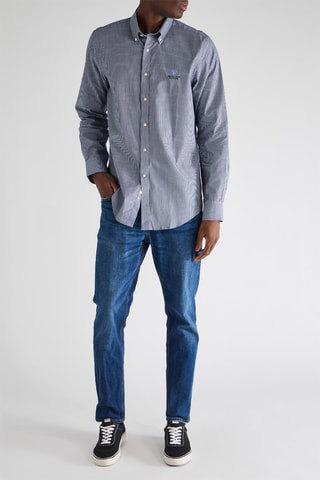 Chemise - Bleu et écru