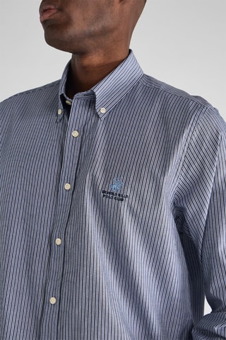 Chemise - Bleu et écru