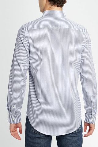 Chemise - Blanc et bleu marine
