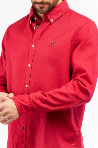 Chemise en lin - Rouge
