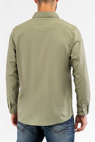 Chemise en lin - Kaki