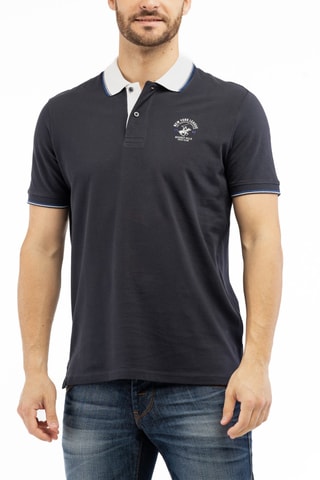 Polo - Bleu marine et blanc