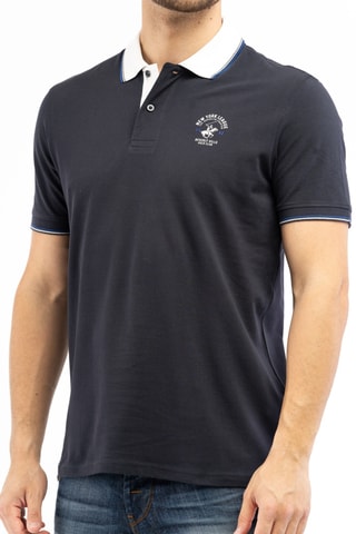 Polo - Bleu marine et blanc