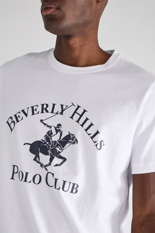 T-shirt - Blanc et bleu
