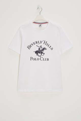 T-shirt - Blanc et bleu