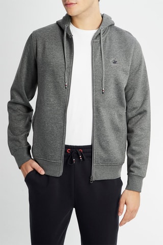 Sweat à capuche - Gris chiné