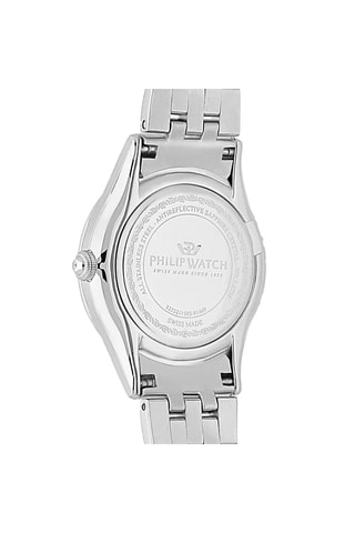 Montre à quartz en métal Marilyn - Argenté et blanc