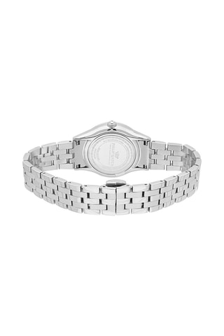 Montre à quartz en métal Marilyn - Argenté et blanc