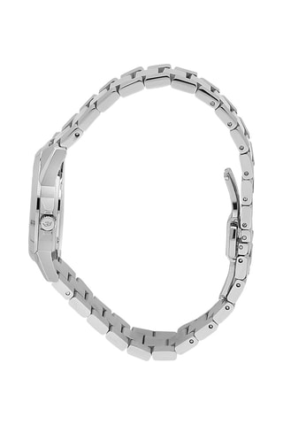 Montre à quartz en métal Marilyn - Argenté et blanc
