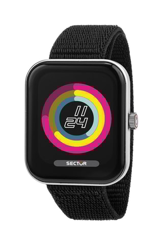 Montre connectée en nylon S-03 PRO - Noir