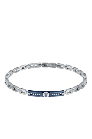 Bracelet - Argenté et bleu