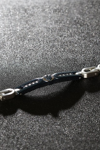 Bracelet - Argenté et bleu