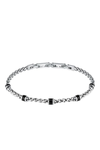 Bracelet Premium - Argenté et noir