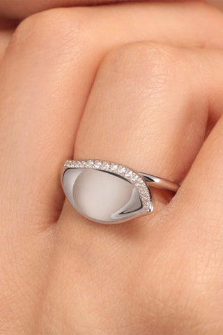 Bague - Argent et zircons