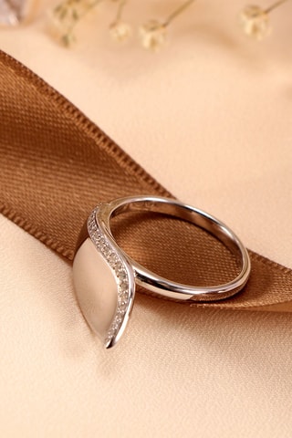 Bague - Argent et zircons