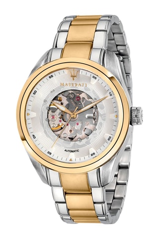 Montre automatique en métal Traguardo - Argenté et doré
