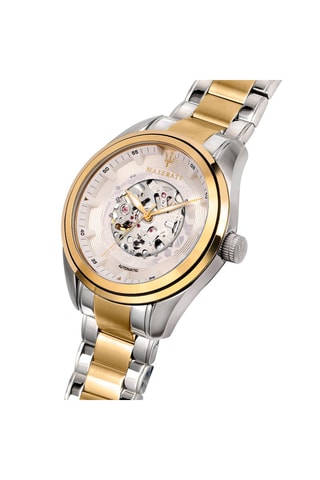 Montre automatique en métal Traguardo - Argenté et doré