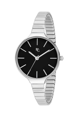 Montre à quartz en métal Toffee - Argenté et noir