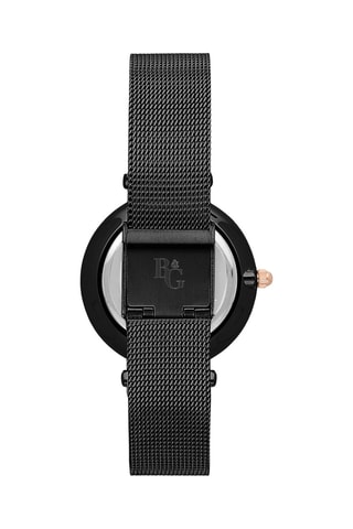 Montre à quartz en métal Chic - Noir