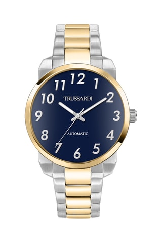 Montre automatique en acier T-City - Doré et argenté