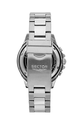 Montre à quartz en métal - Argenté et noir