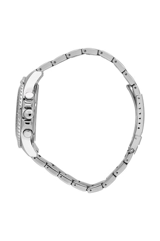 Montre à quartz en métal - Argenté et noir